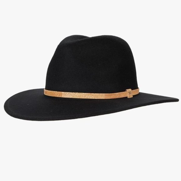 tentree Accessories - Tentree W Festival Hat Black Recycled Wool Cork Band Women's S/M
